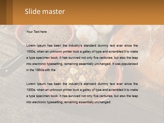 Background Green Barley PowerPoint Template