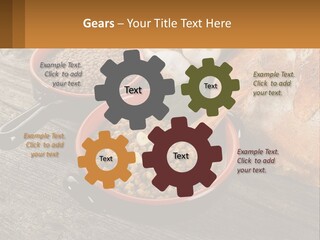 Background Green Barley PowerPoint Template