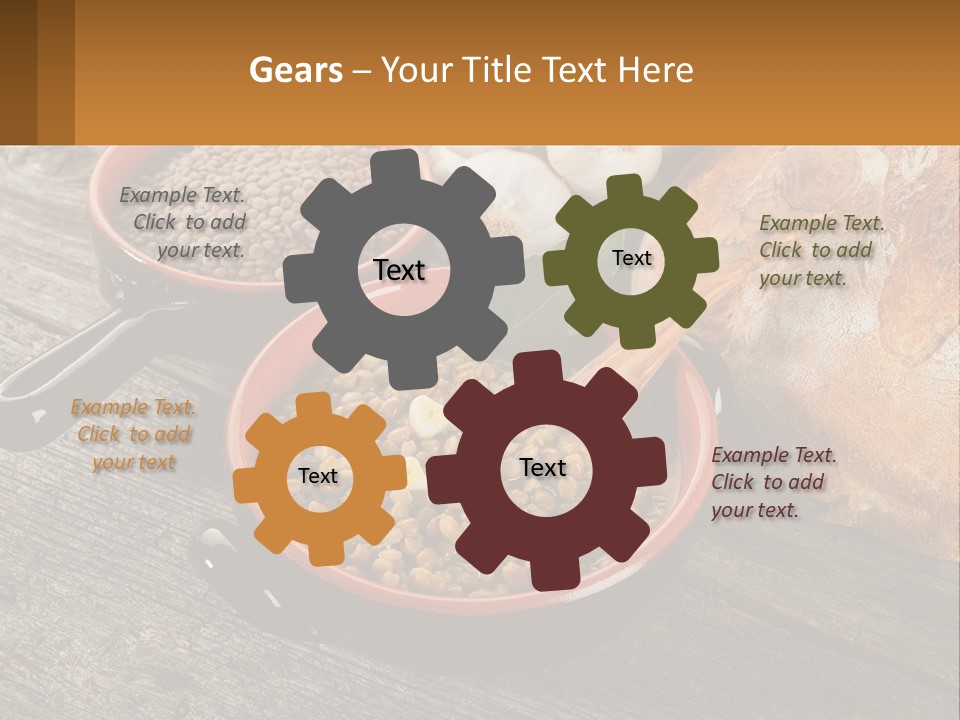 Background Green Barley PowerPoint Template