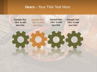 Background Green Barley PowerPoint Template