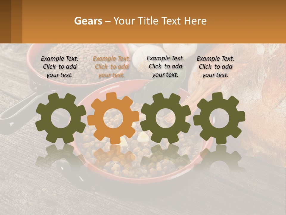 Background Green Barley PowerPoint Template