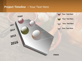 Background Green Barley PowerPoint Template