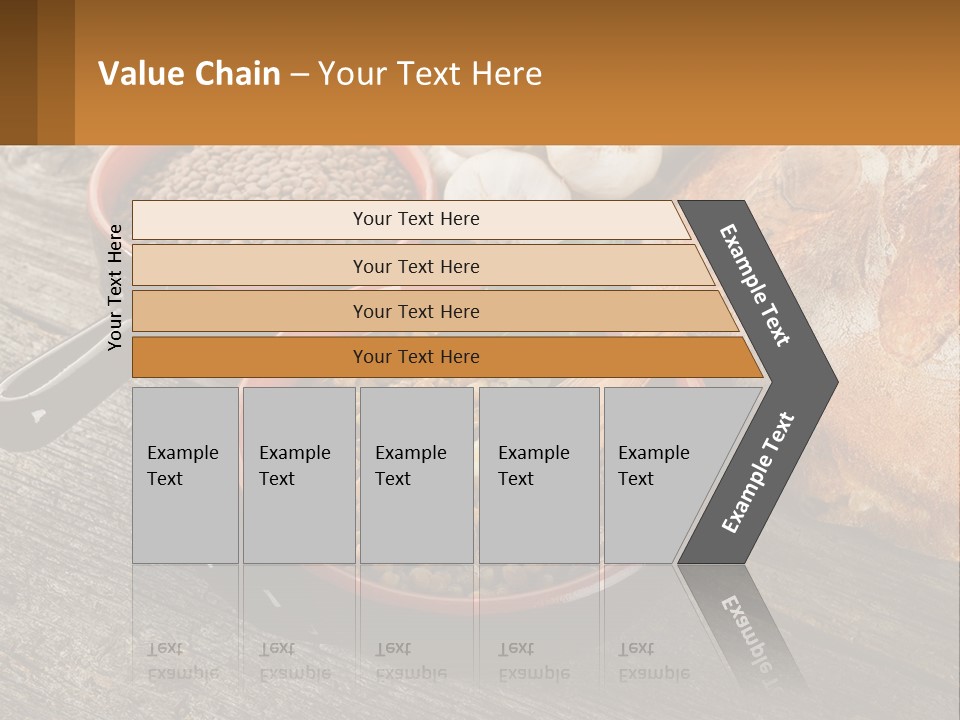 Background Green Barley PowerPoint Template