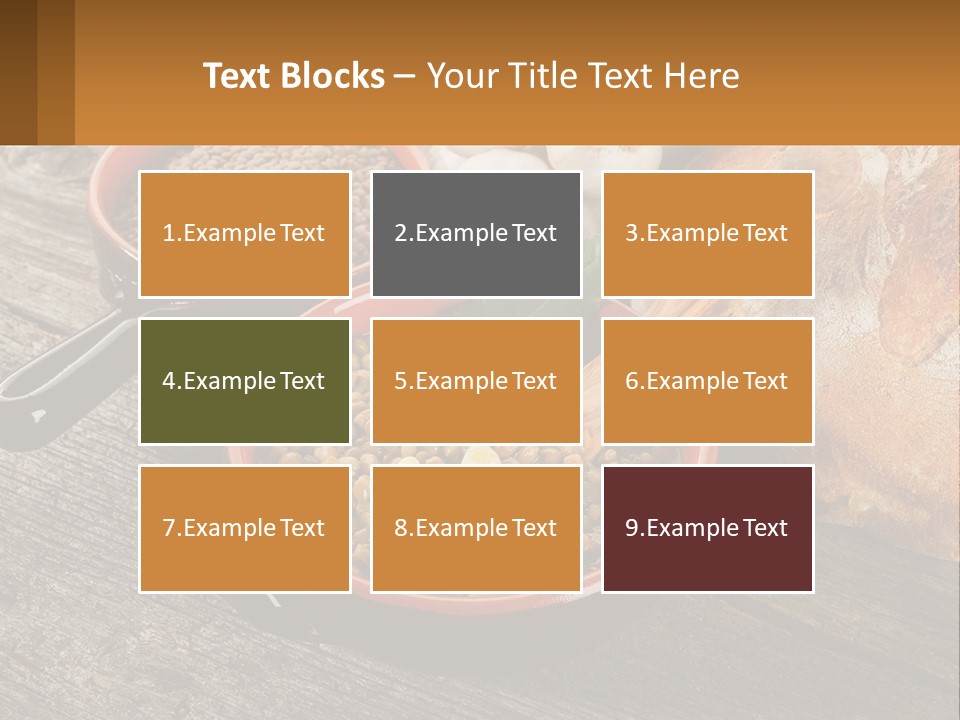 Background Green Barley PowerPoint Template