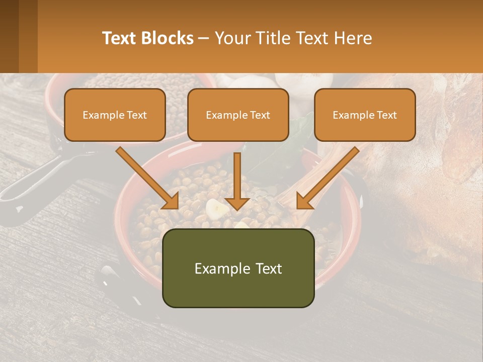 Background Green Barley PowerPoint Template
