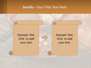 Background Green Barley PowerPoint Template