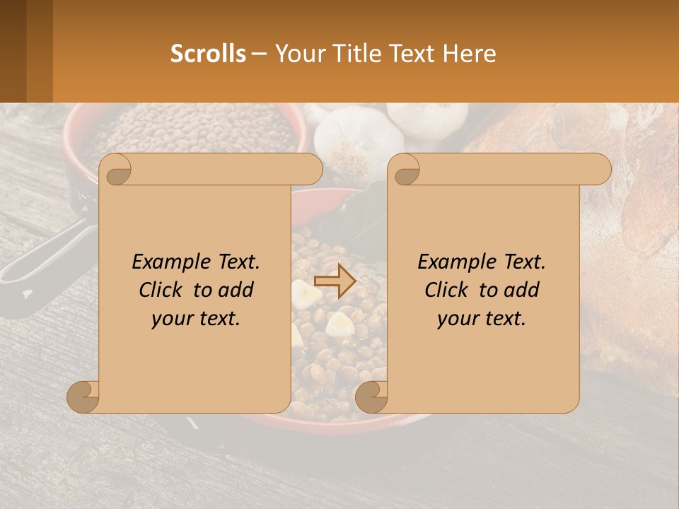 Background Green Barley PowerPoint Template