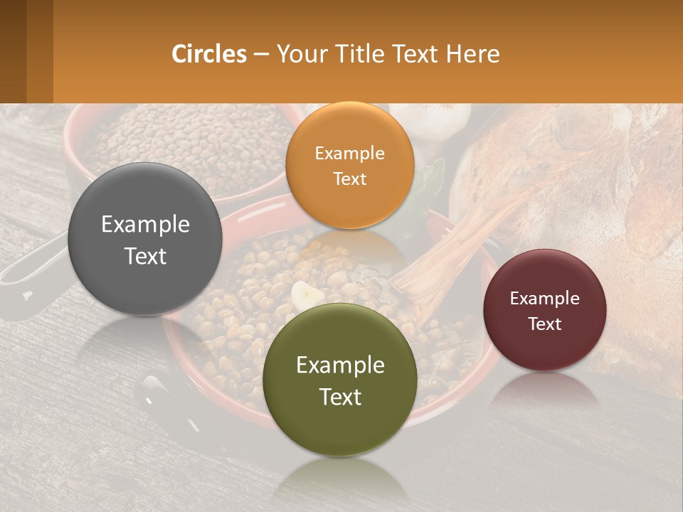 Background Green Barley PowerPoint Template