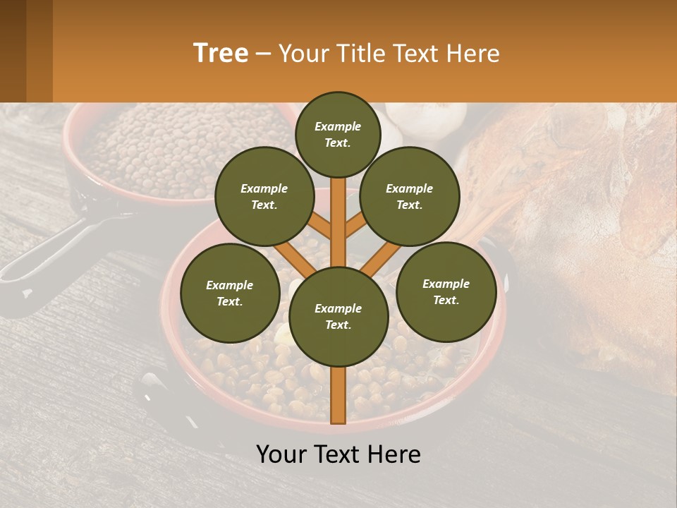 Background Green Barley PowerPoint Template