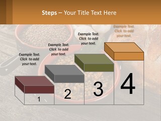 Background Green Barley PowerPoint Template