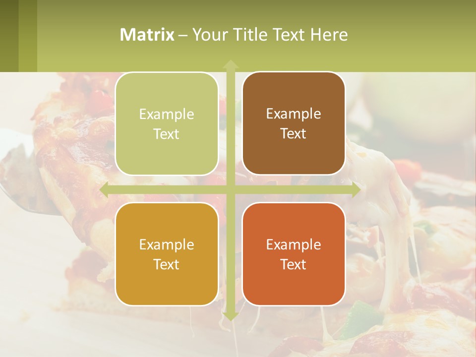Lunch Tasty Junk PowerPoint Template