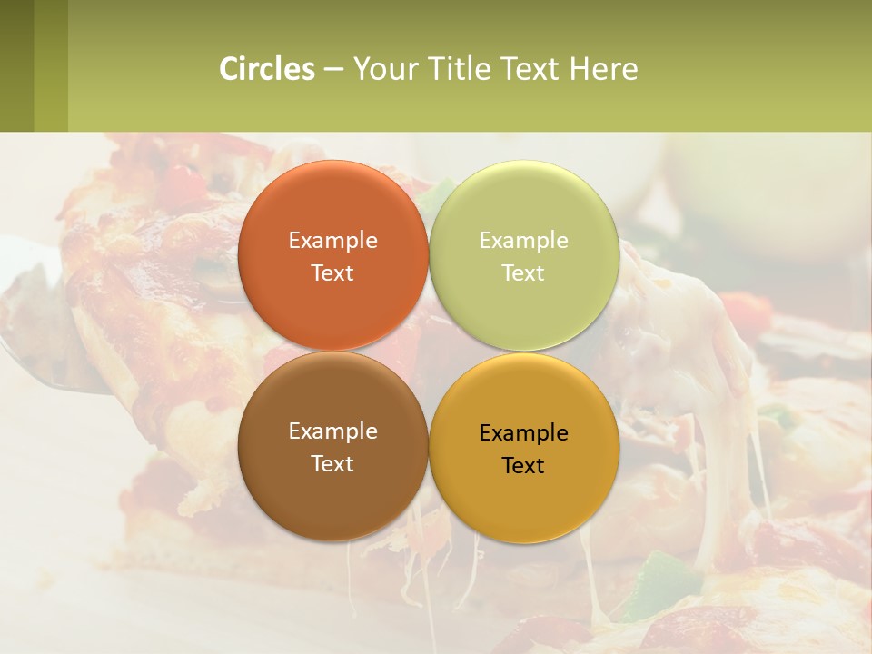 Lunch Tasty Junk PowerPoint Template