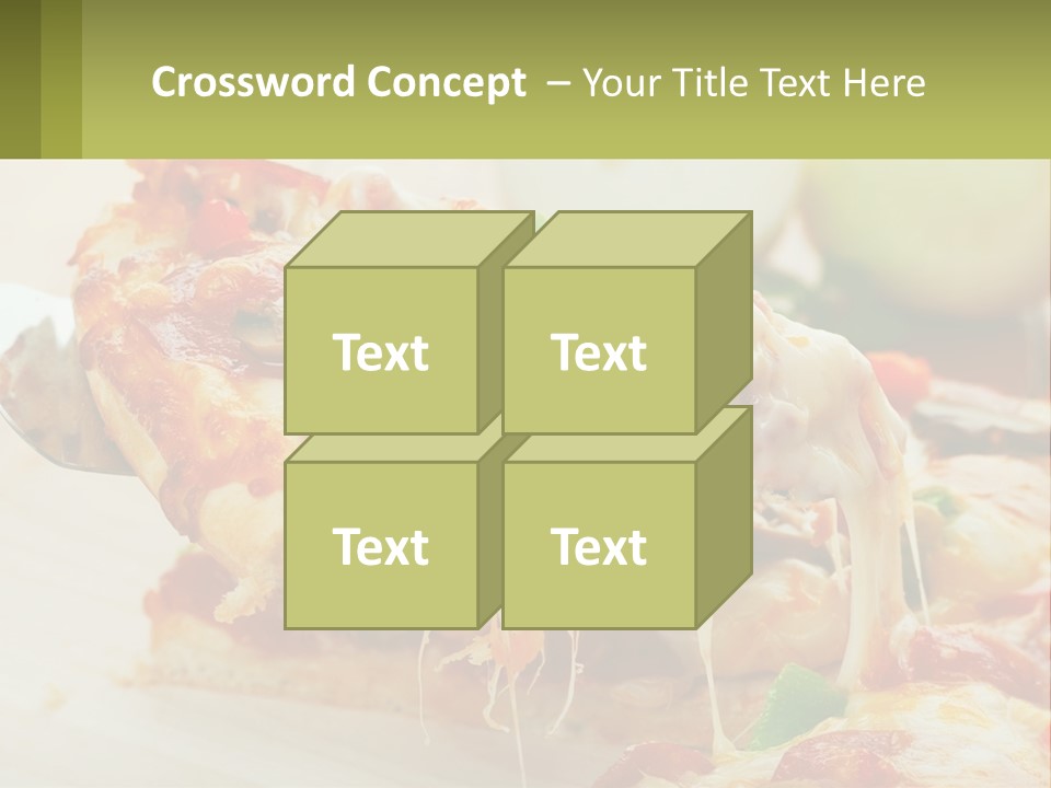 Lunch Tasty Junk PowerPoint Template