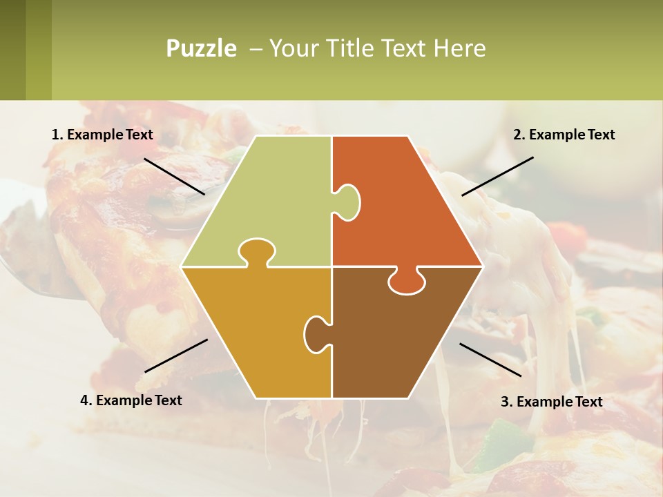 Lunch Tasty Junk PowerPoint Template
