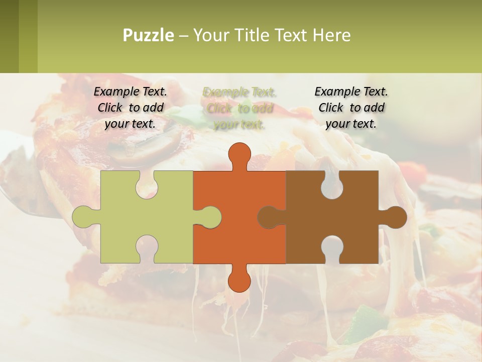 Lunch Tasty Junk PowerPoint Template