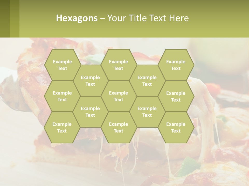 Lunch Tasty Junk PowerPoint Template