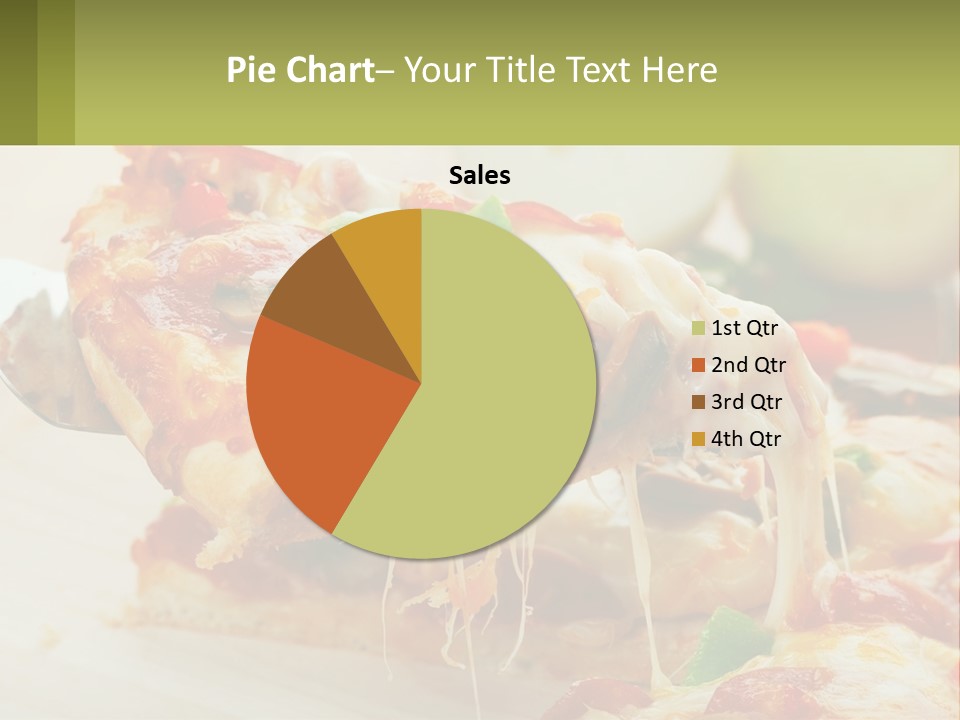 Lunch Tasty Junk PowerPoint Template