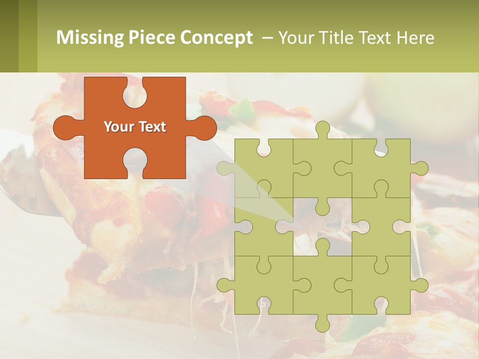 Lunch Tasty Junk PowerPoint Template