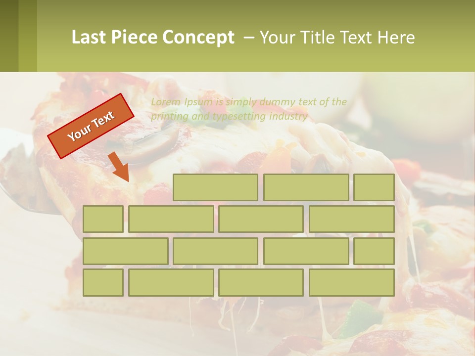 Lunch Tasty Junk PowerPoint Template