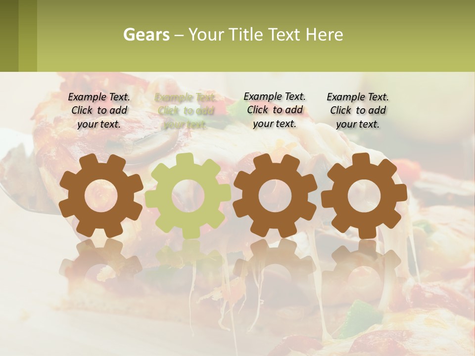 Lunch Tasty Junk PowerPoint Template