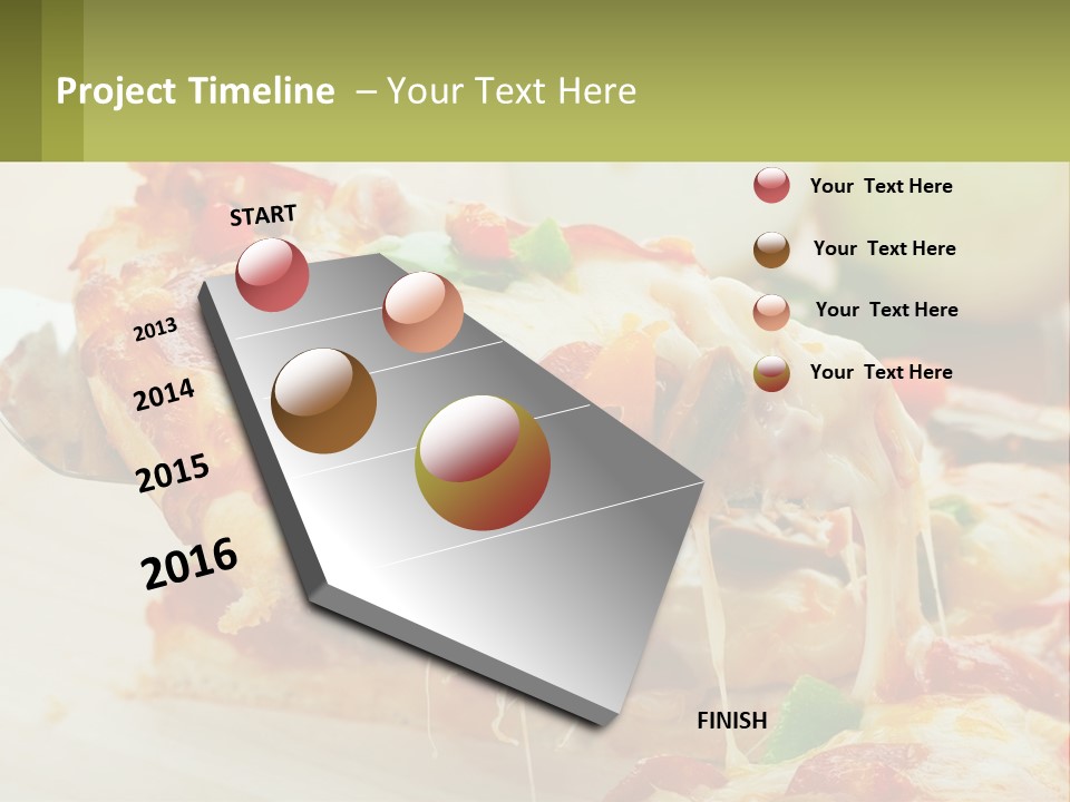 Lunch Tasty Junk PowerPoint Template