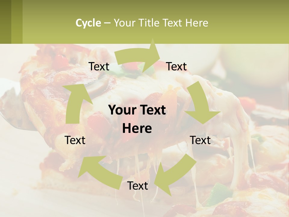Lunch Tasty Junk PowerPoint Template