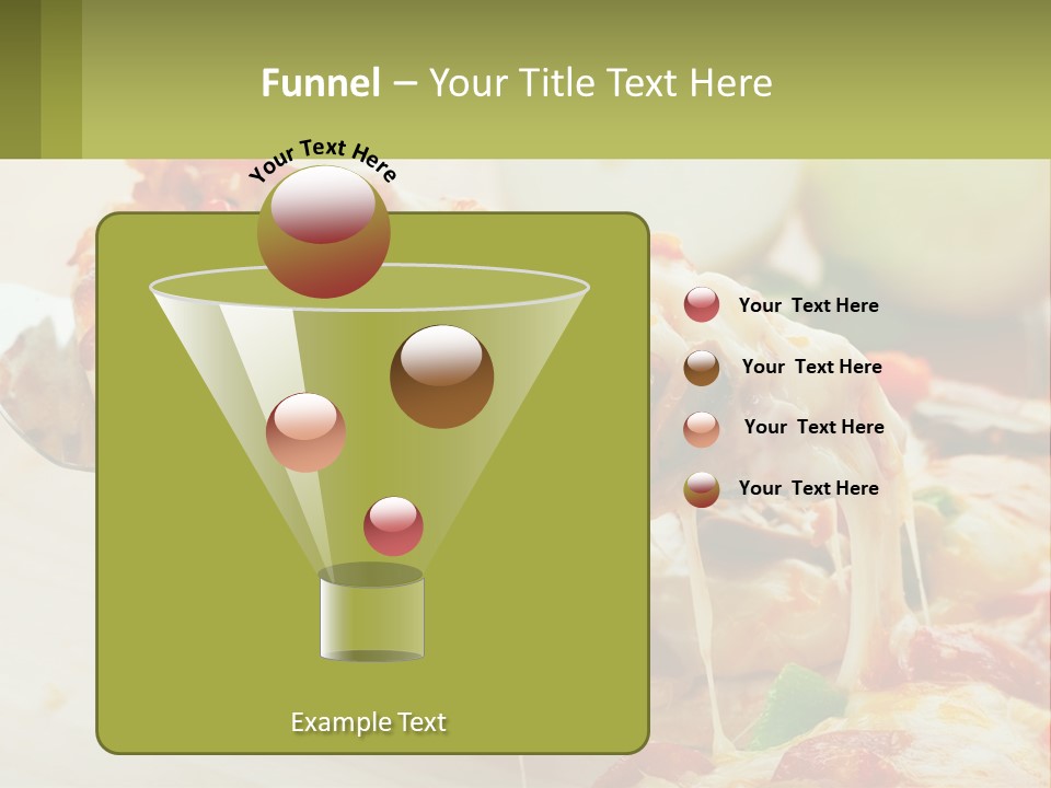 Lunch Tasty Junk PowerPoint Template