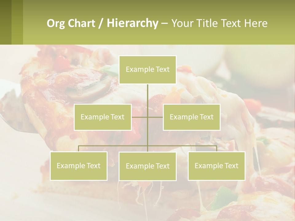 Lunch Tasty Junk PowerPoint Template