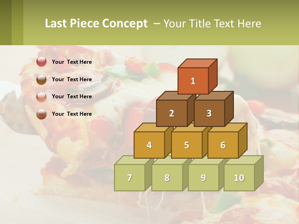 Lunch Tasty Junk PowerPoint Template