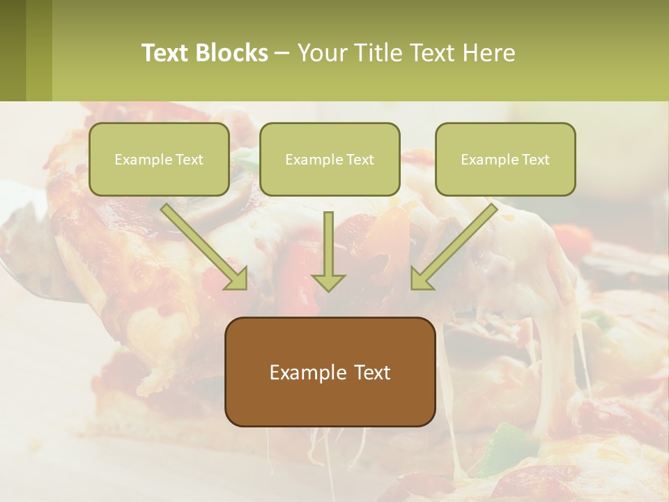Lunch Tasty Junk PowerPoint Template