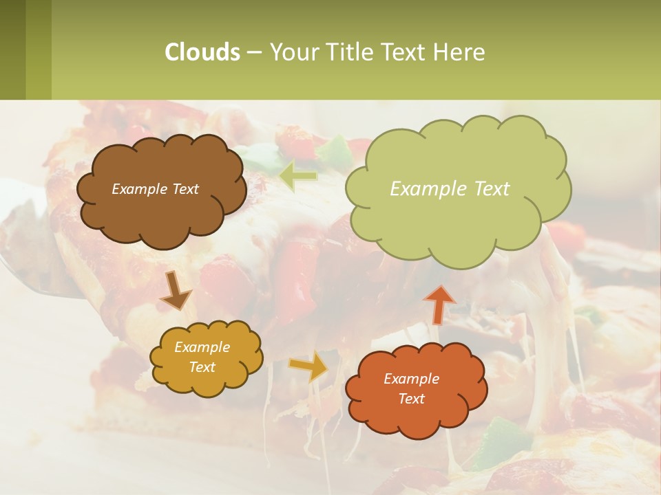 Lunch Tasty Junk PowerPoint Template