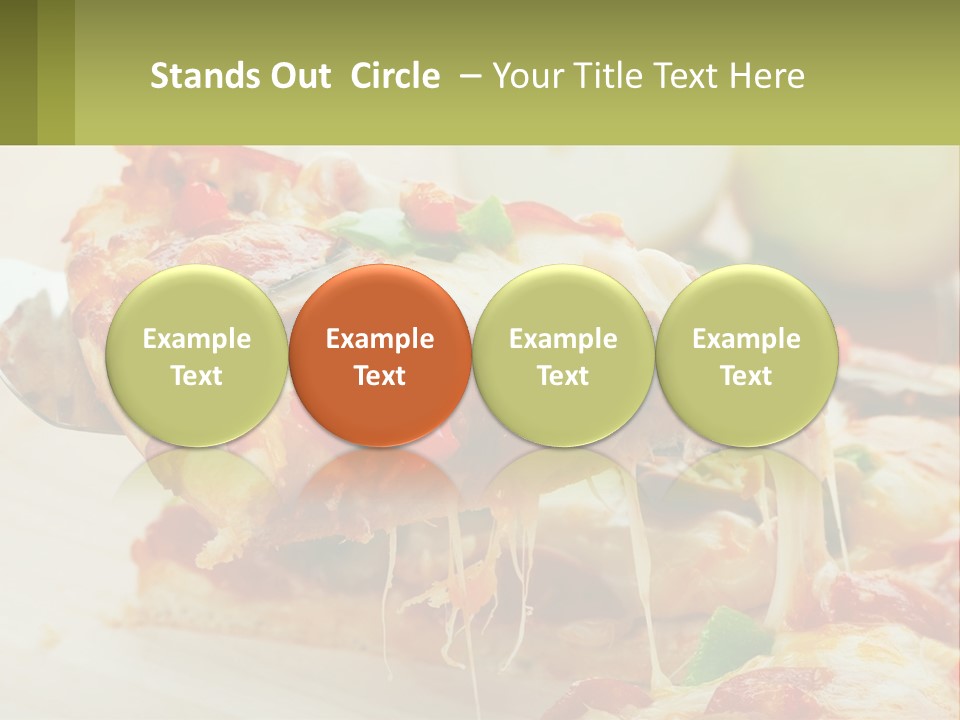 Lunch Tasty Junk PowerPoint Template