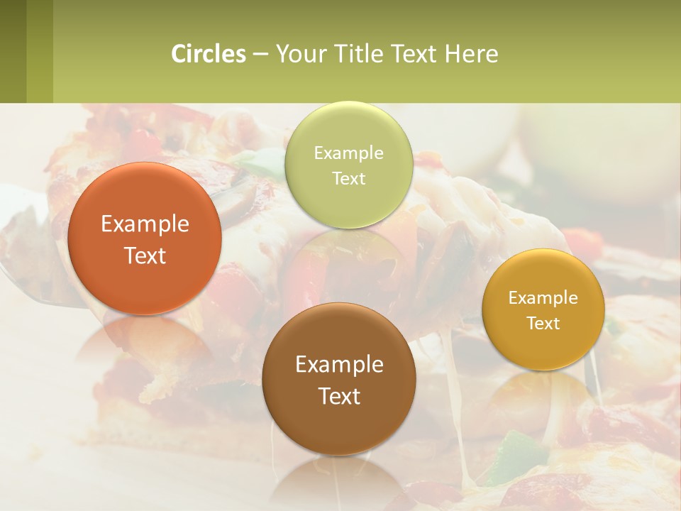 Lunch Tasty Junk PowerPoint Template