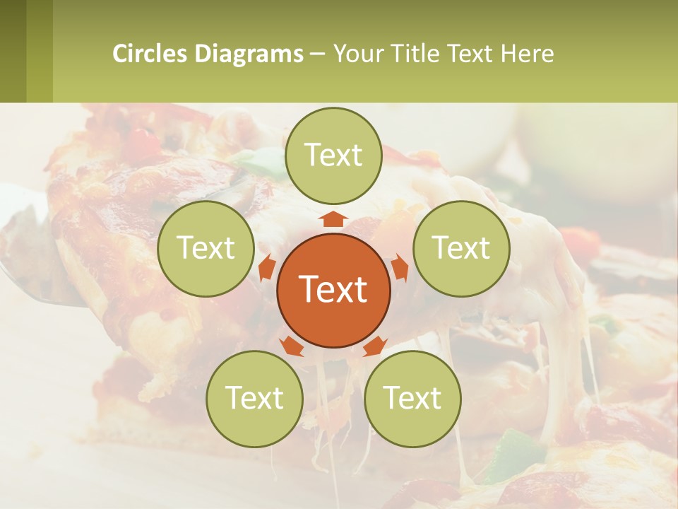 Lunch Tasty Junk PowerPoint Template