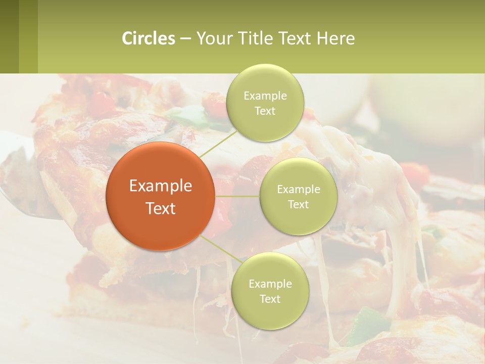 Lunch Tasty Junk PowerPoint Template