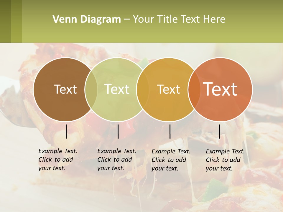 Lunch Tasty Junk PowerPoint Template