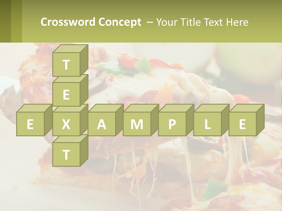 Lunch Tasty Junk PowerPoint Template