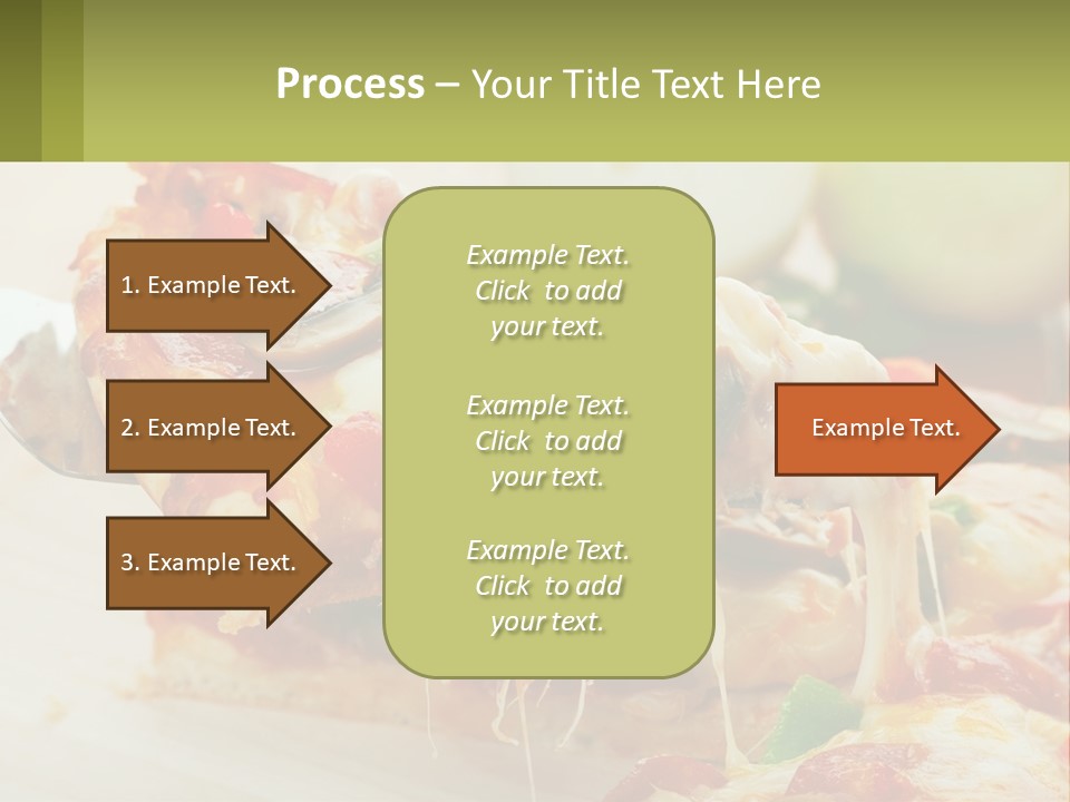 Lunch Tasty Junk PowerPoint Template