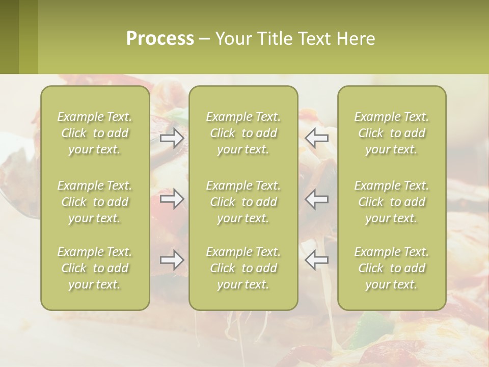Lunch Tasty Junk PowerPoint Template