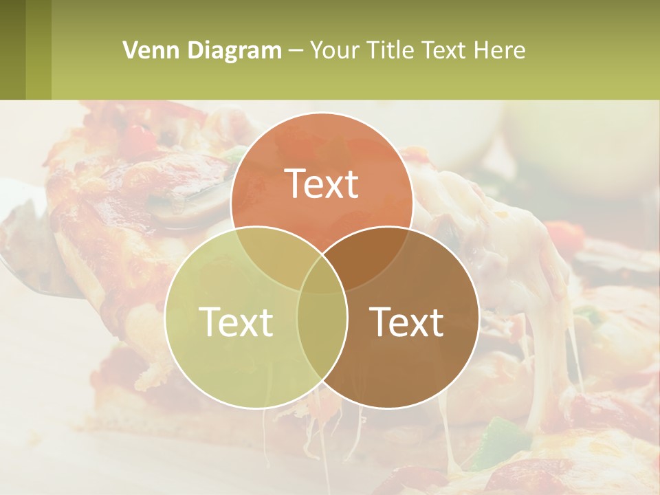 Lunch Tasty Junk PowerPoint Template