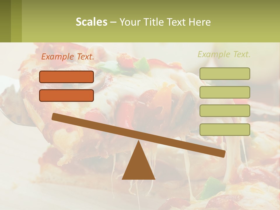 Lunch Tasty Junk PowerPoint Template