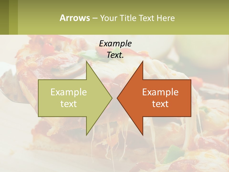 Lunch Tasty Junk PowerPoint Template