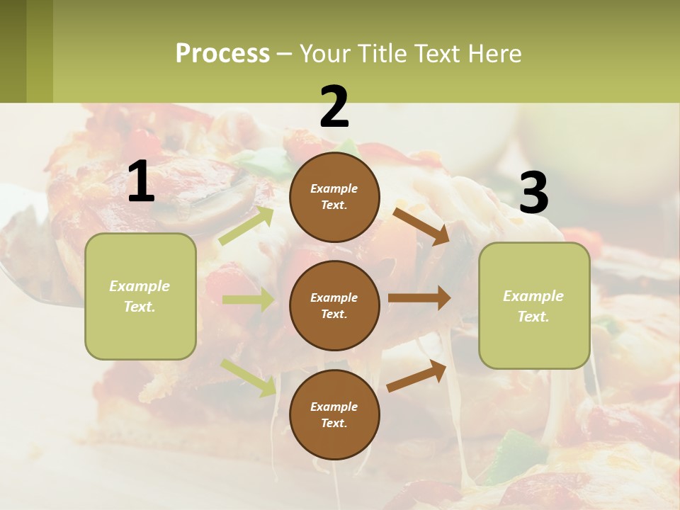 Lunch Tasty Junk PowerPoint Template