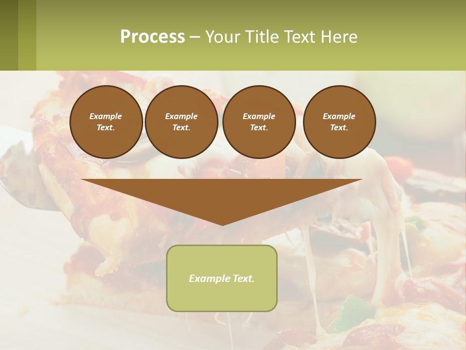 Lunch Tasty Junk PowerPoint Template