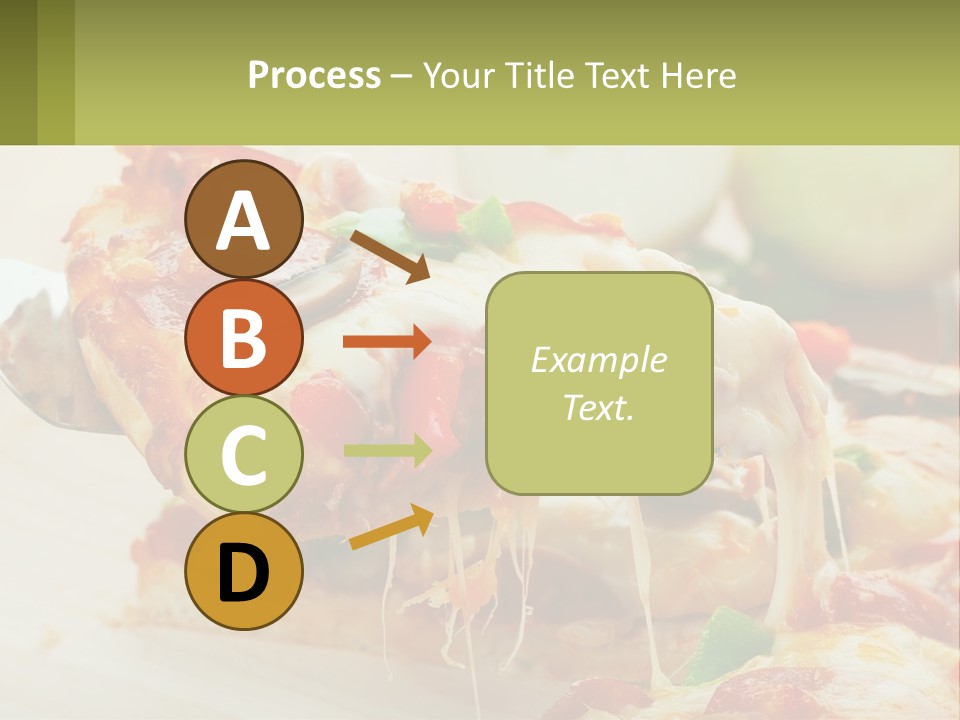 Lunch Tasty Junk PowerPoint Template