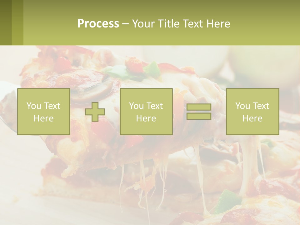 Lunch Tasty Junk PowerPoint Template