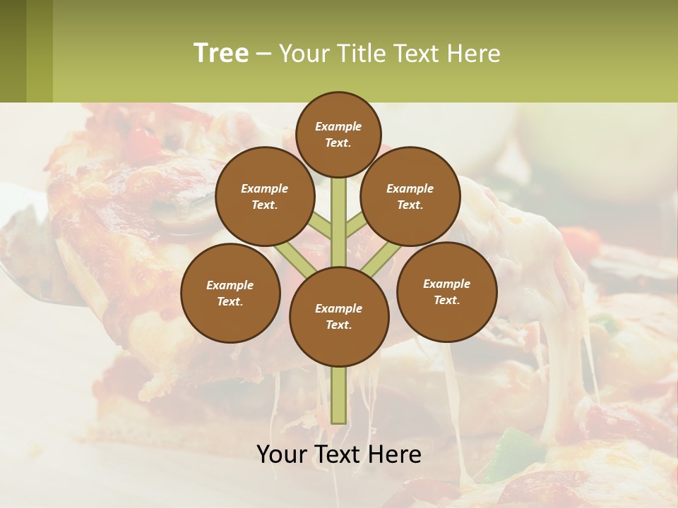 Lunch Tasty Junk PowerPoint Template
