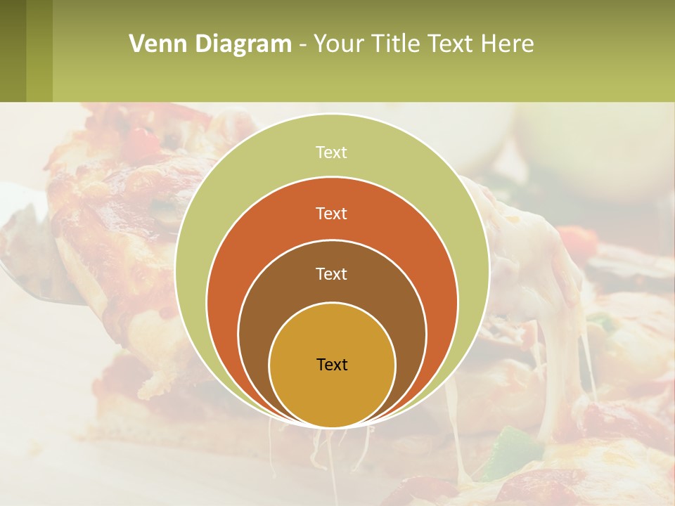 Lunch Tasty Junk PowerPoint Template