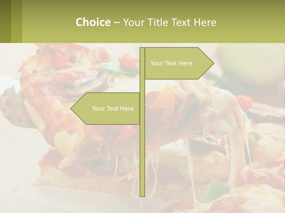 Lunch Tasty Junk PowerPoint Template