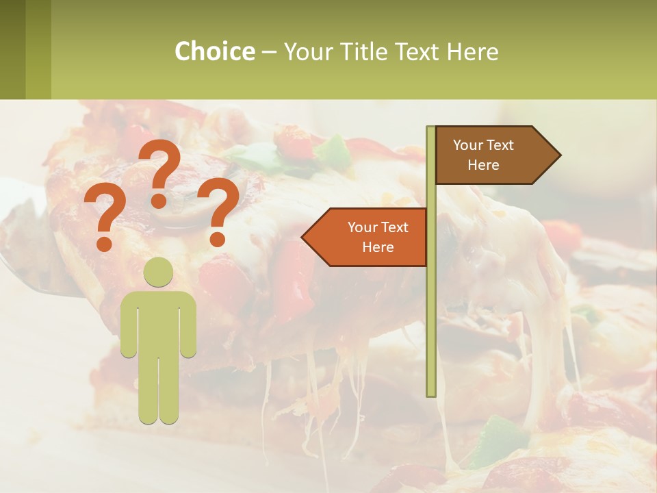 Lunch Tasty Junk PowerPoint Template
